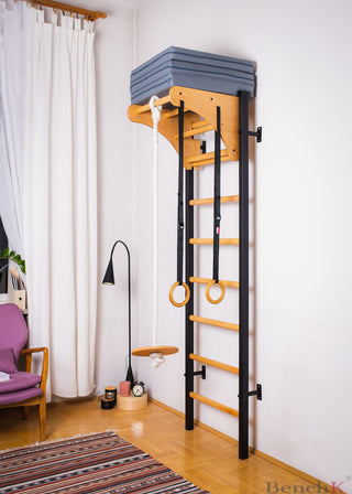 Składany materac gimnastyczny bezftalanowy BenchK Gymnastic Grey/Brown