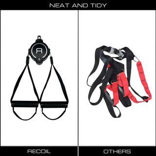 Podwieszane pasy treningowe do ćwiczeń BenchK RECOIL z uchwytem do drzwi i torbą