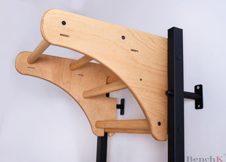 Regulowany bukowy drążek do podciągania BenchK PB076/PB204 do drabinki drewnianej i z metalowymi profilami