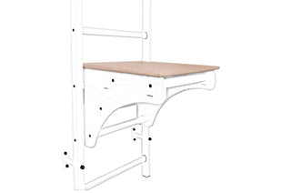 Bukowa nakładka BenchTop służąca jako biurko do drabinki BenchK na drewniany drążek do podciągania