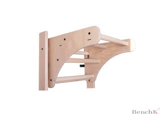 Regulowany bukowy drążek do podciągania BenchK PB076/PB204 do drabinki drewnianej i z metalowymi profilami