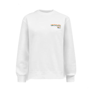 Bluza z haftem UKOCHOJ SIE! zielona/biała