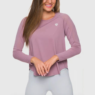 Longsleeve Open Back GH x QCZAJ – Brudny Róż/Zielony/Niebieski