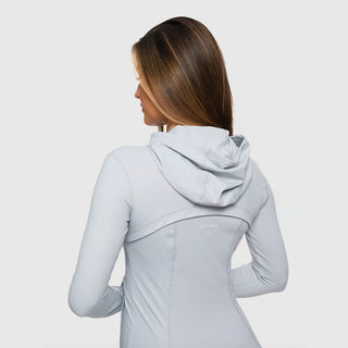 Bluza z suwakiem GH x QCZAJ czarna/szara/pomarańczowa