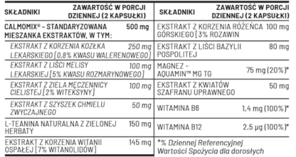 Suplement na nerwy na stres zasypanie sen